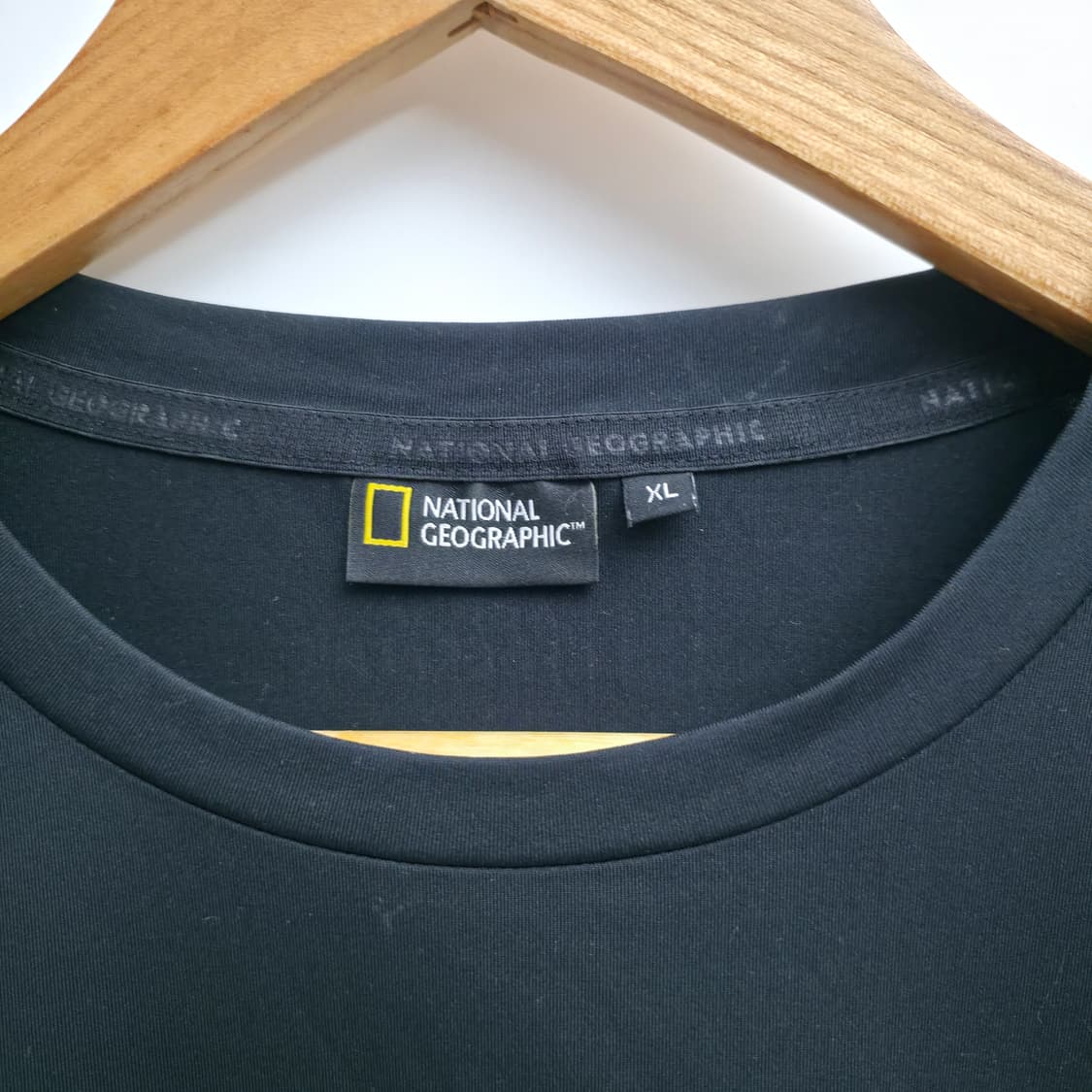 [XL] 내셔널지오그래픽 블랙 기능성 반팔 티셔츠 상품이미지5