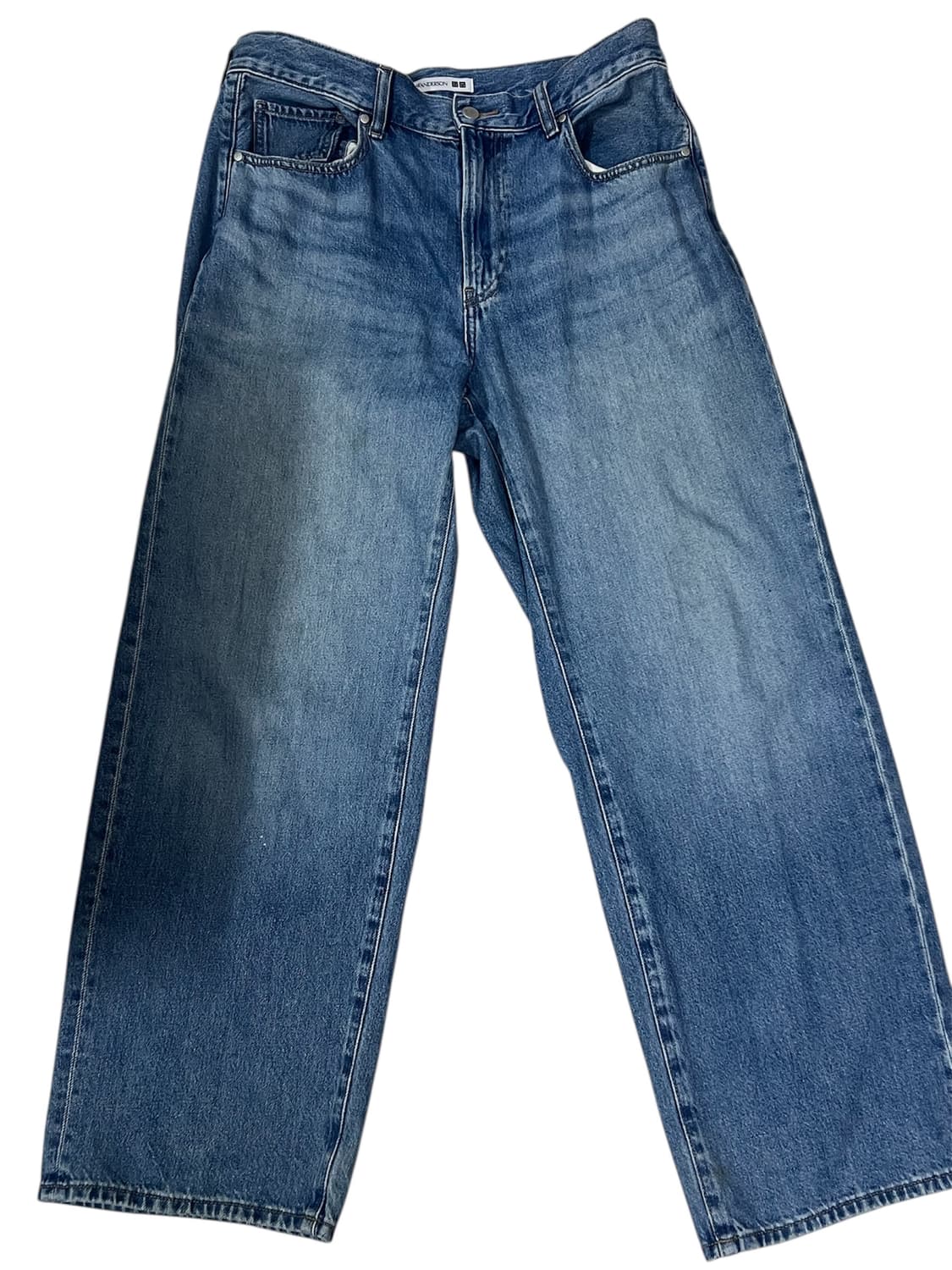 유니클로 와이드데님  jwa 32사이드 상품이미지1