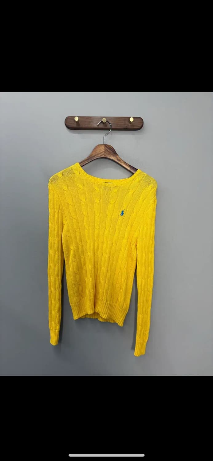 폴로랄프로렌 옐로우 케이블 니트 H1585 상품이미지2