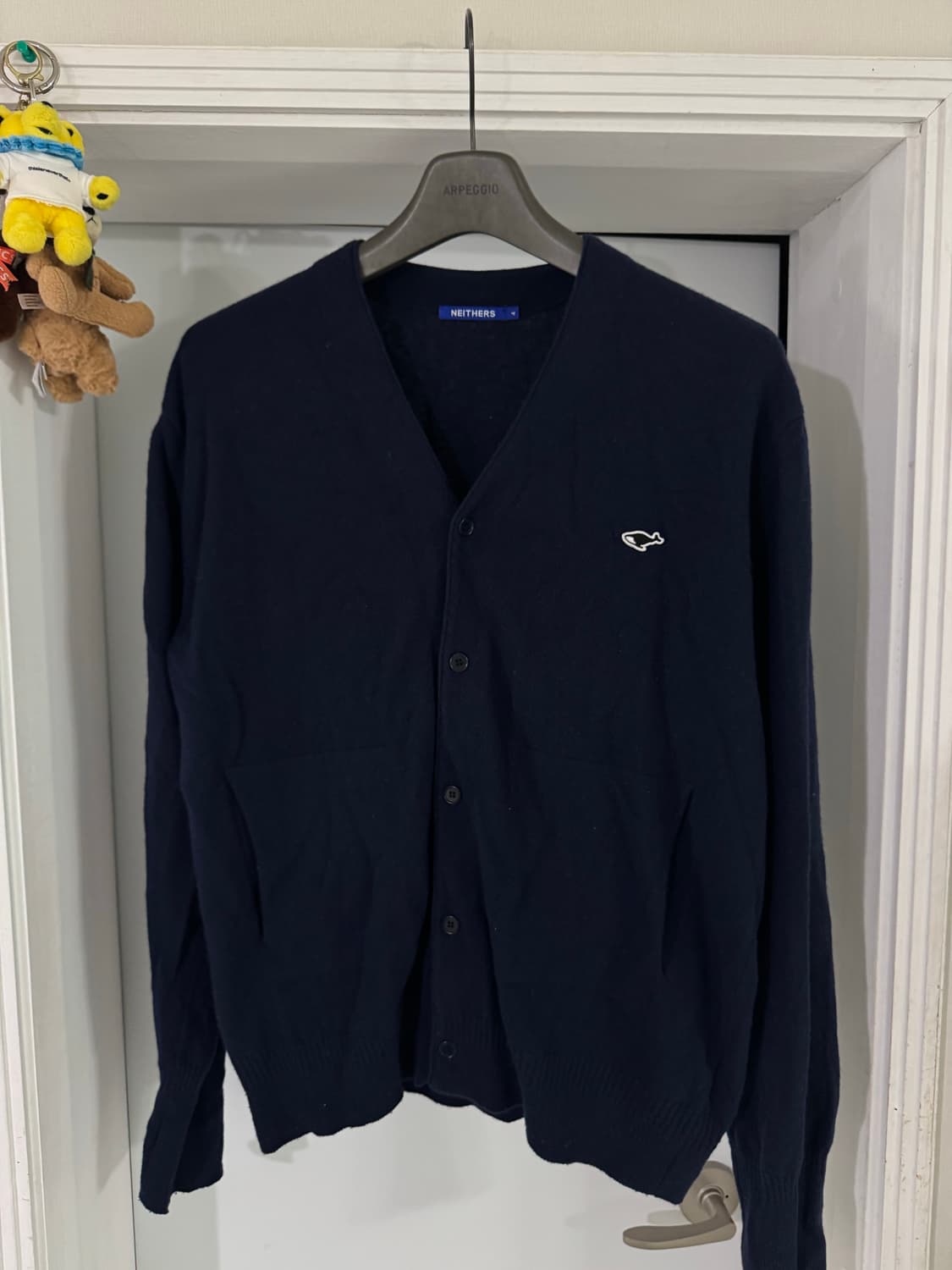 네이더스 메리노 울 가디건 네이비 4 상품이미지1