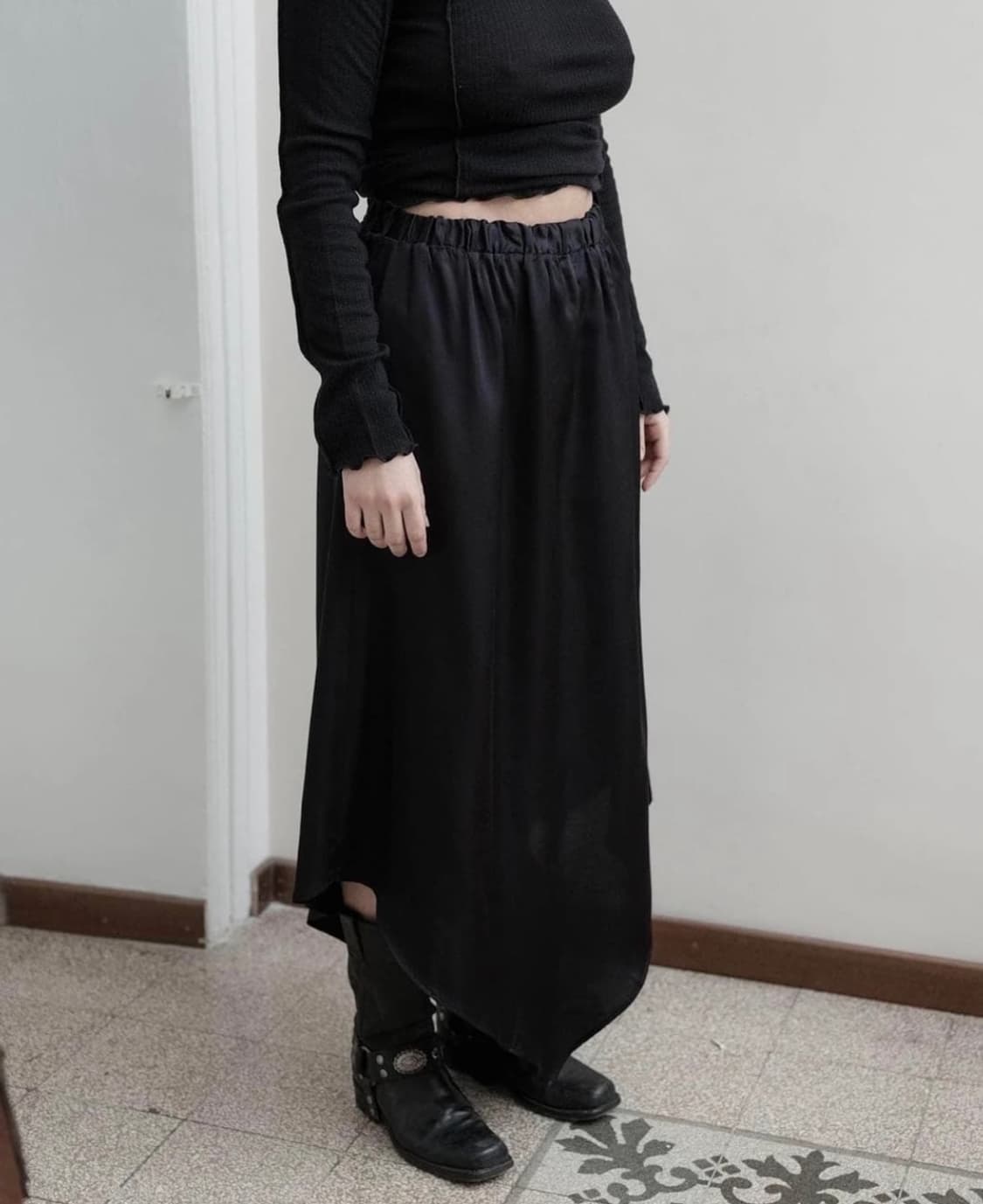 베이스레인지 baserange cravat skirt 상품이미지2