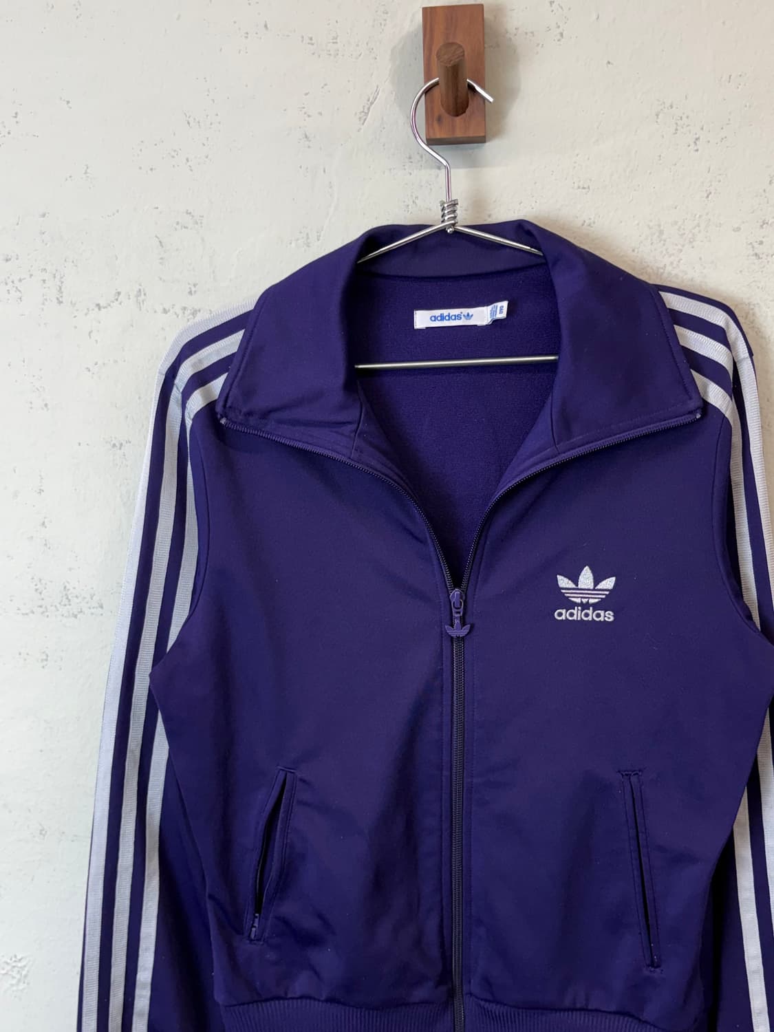 아디다스 파이어버드 빅로고 퍼플 트랙탑 져지 상품이미지6