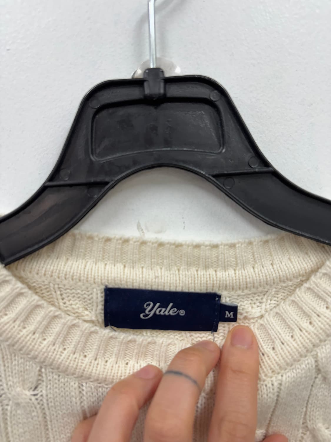 예일 케이블 니트 상품이미지4