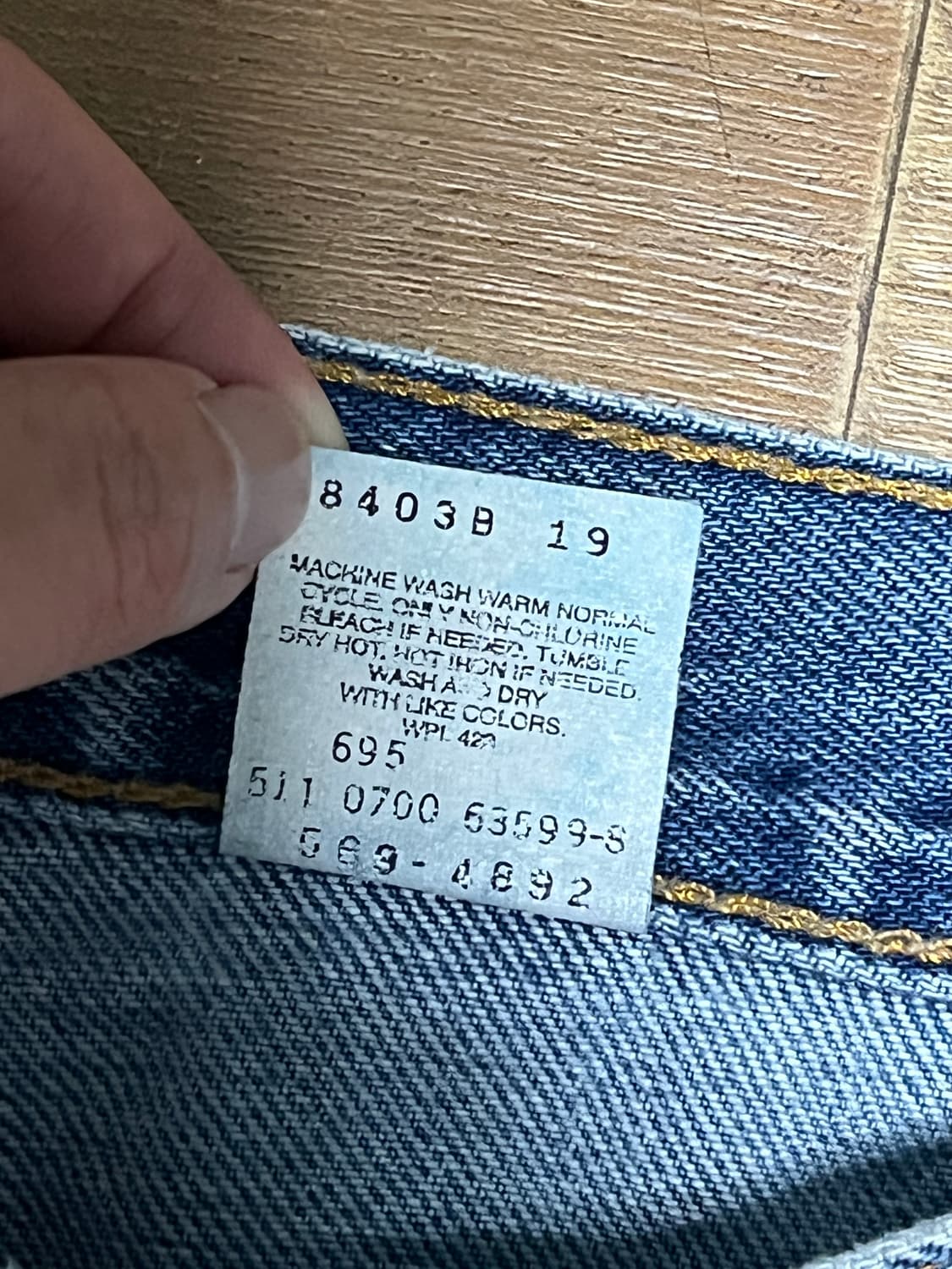 빈티지 리바이스 569 USA 상품이미지4