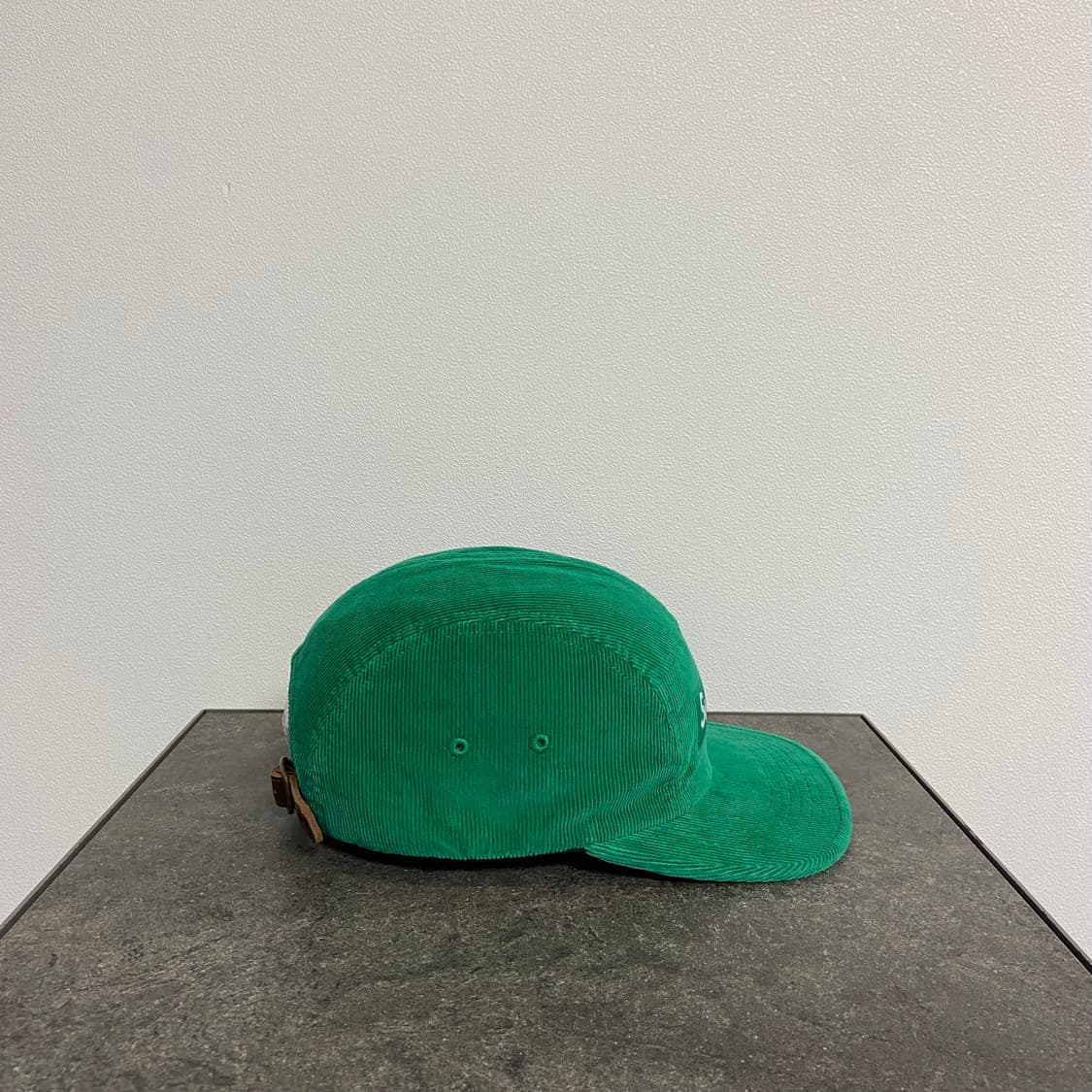 (OS) 슈프림 박스로고 캠프캡 모자 코듀로이 그린 상품이미지3