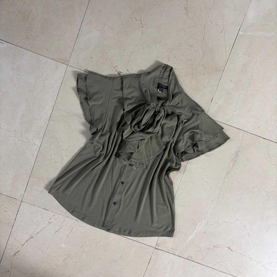 Lauren Ralph Lauren Ruffle Blouse 상품이미지7