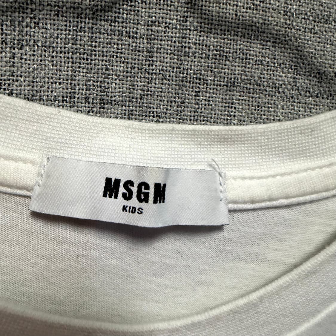 MSGM 밀라노 화이트 반팔 티셔츠 14 상품이미지4