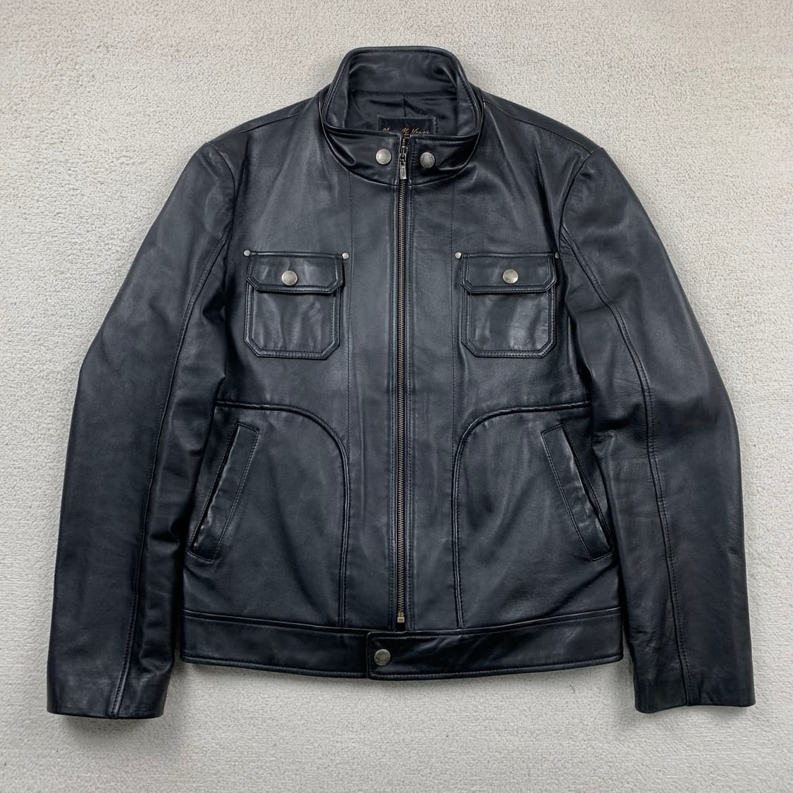 MATV 마스 엣 비너스 이태리양가죽 싱글 레더자켓 블랙 상품이미지1