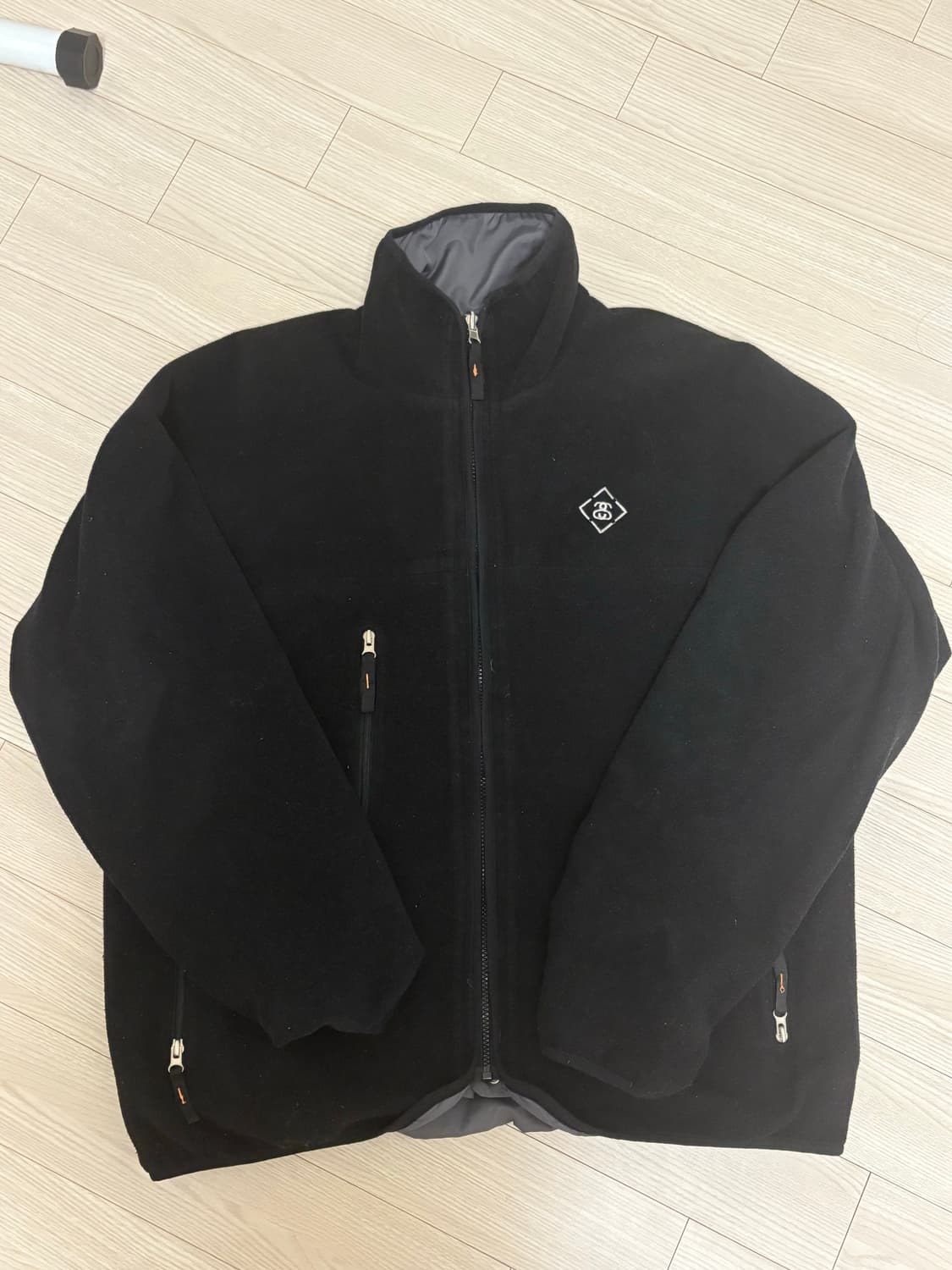 90‘s 스투시 피트니스 플리스&나일론 리버시블 자켓 상품이미지1