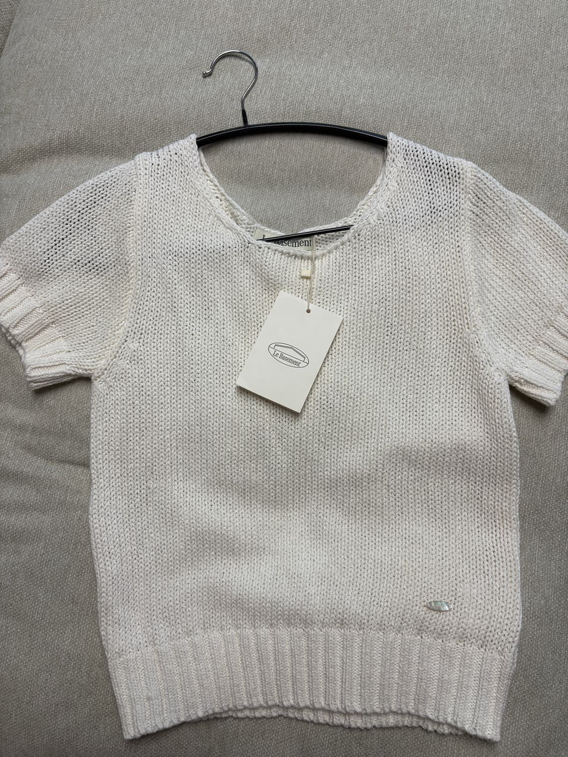 (새상품) Le basement 반팔니트 상품이미지1