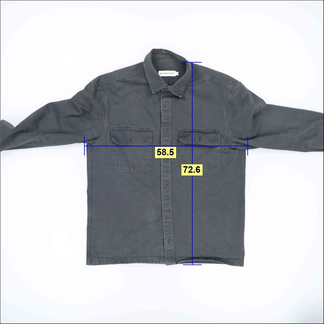 L 지오다노 코튼 셔츠 0323H1 상품이미지5