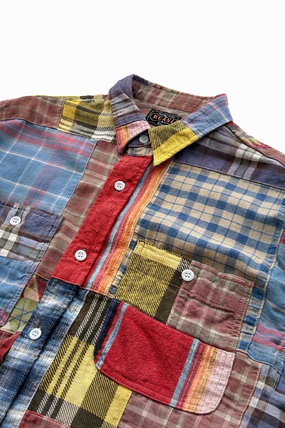 빔즈플러스 리얼 패치워크 워크 셔츠 상품이미지2