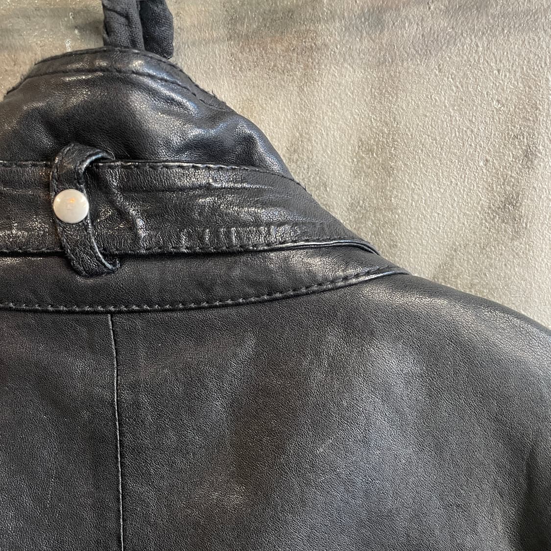 워시드 레더 자켓 상품이미지9