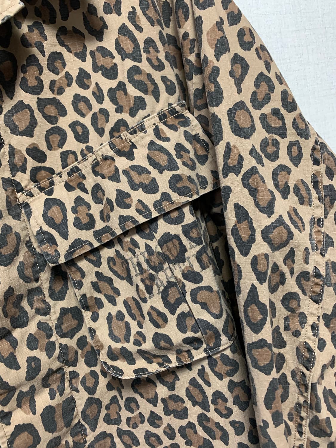 와코마리아 퍼티그 레오파드 자켓 상품이미지3