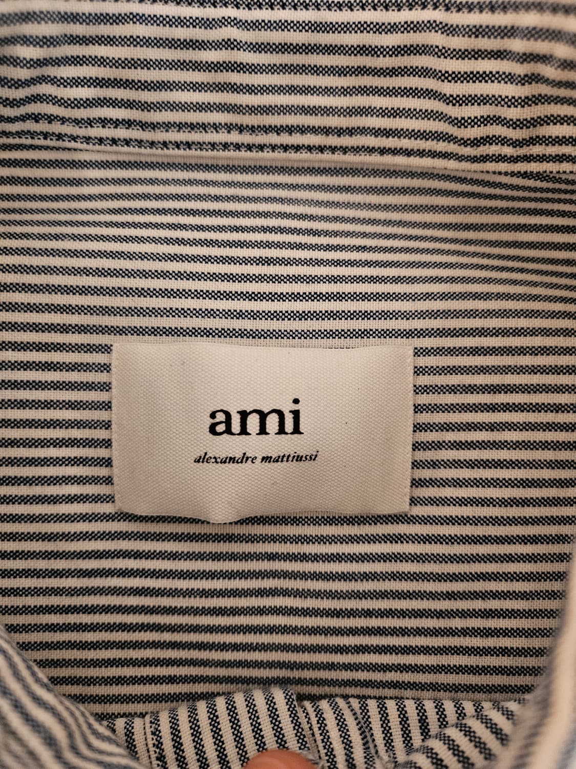아미(ami) 스트라이프 셔츠 41 사이즈 판매합니다(최종가) 상품이미지3