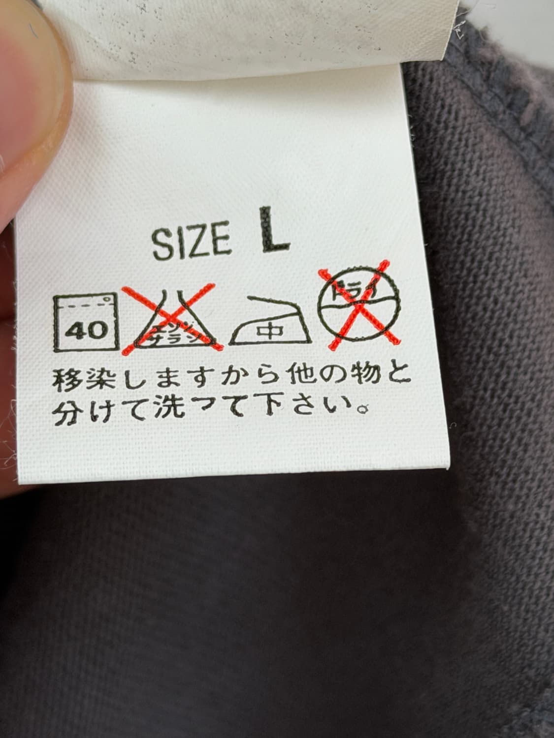 Levis 리바이스 차콜 그레이 하프집업 스웨트 셔츠 L 상품이미지6