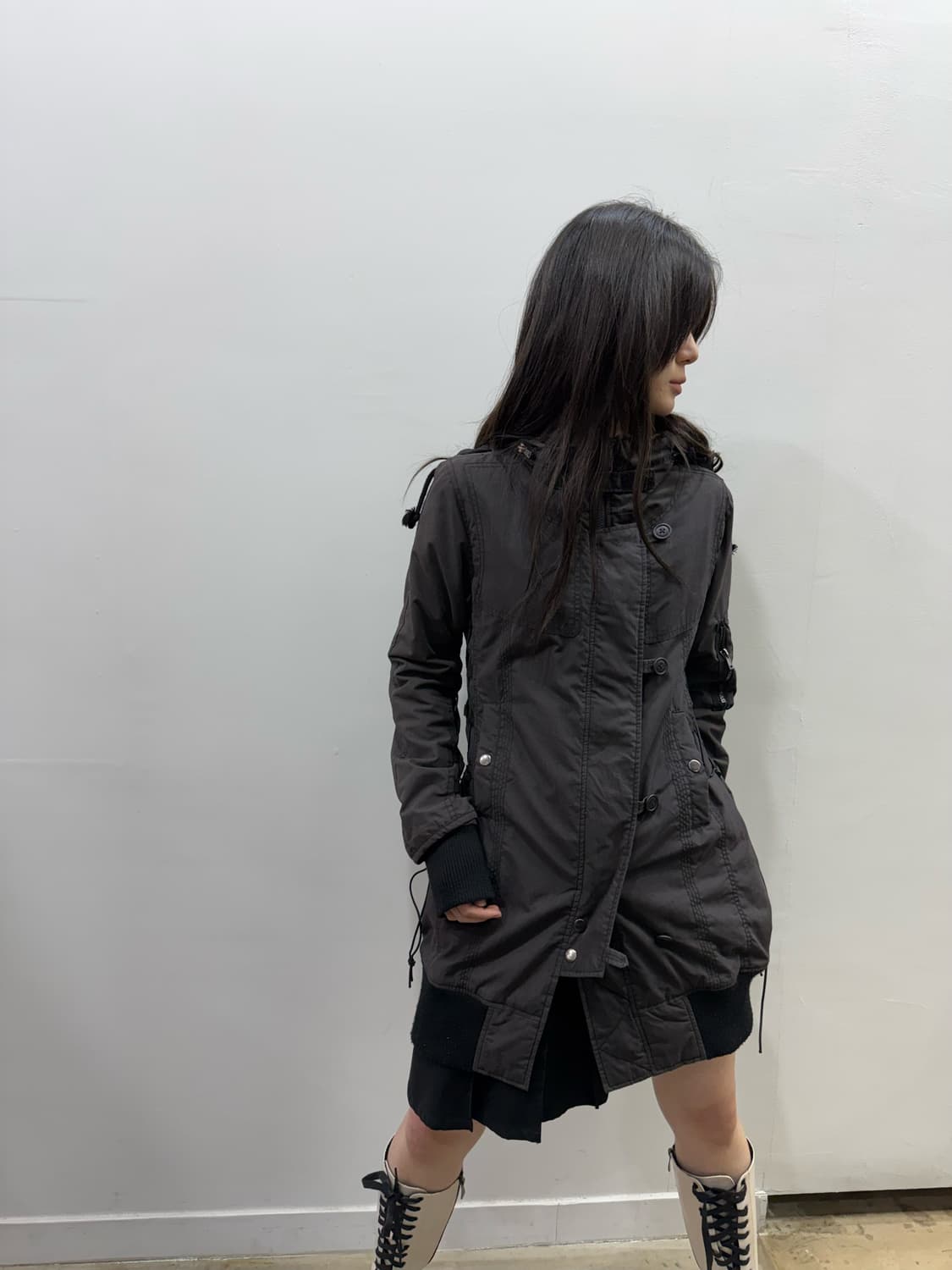 본더치 사이드 아일렛 롱 자켓 상품이미지6