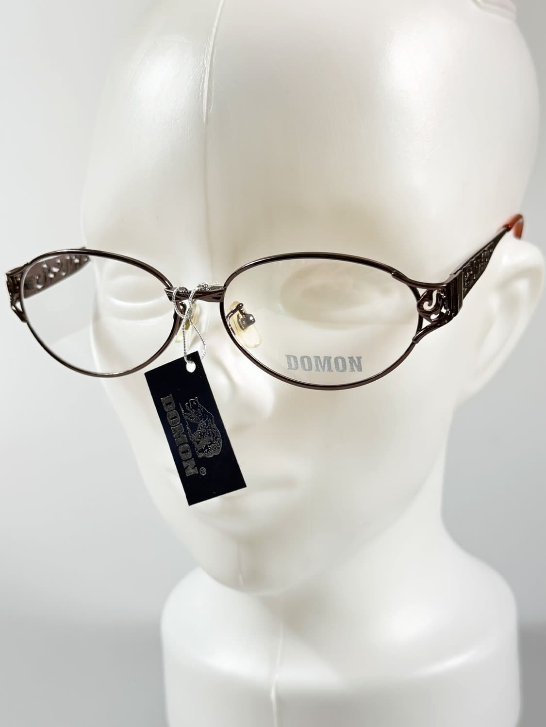 90s DOMON 슬림 오벌 메탈 프레임 빈티지 안경 상품이미지8