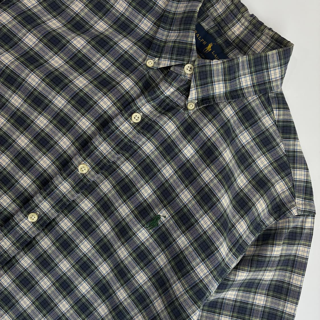 Polo  폴로 랄프로렌 자수 코튼 타탄체크 셔츠  상품이미지3