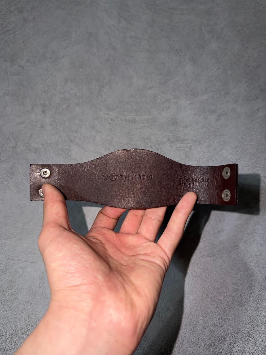 Maison Margiela Leather Cuff Bracelet 상품이미지3