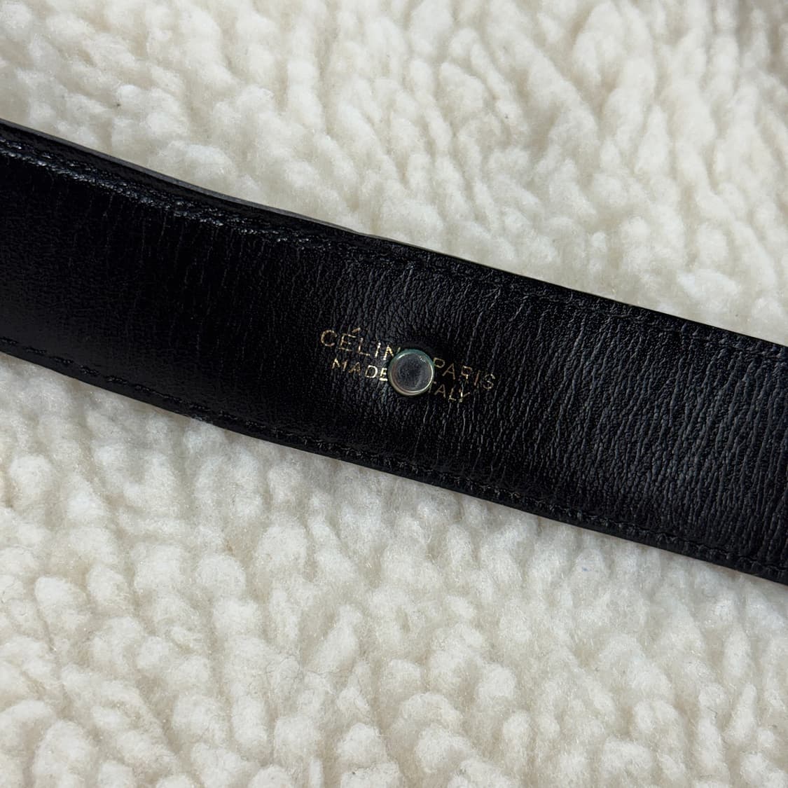 셀린느 마차 로고 레더 벨트 상품이미지4