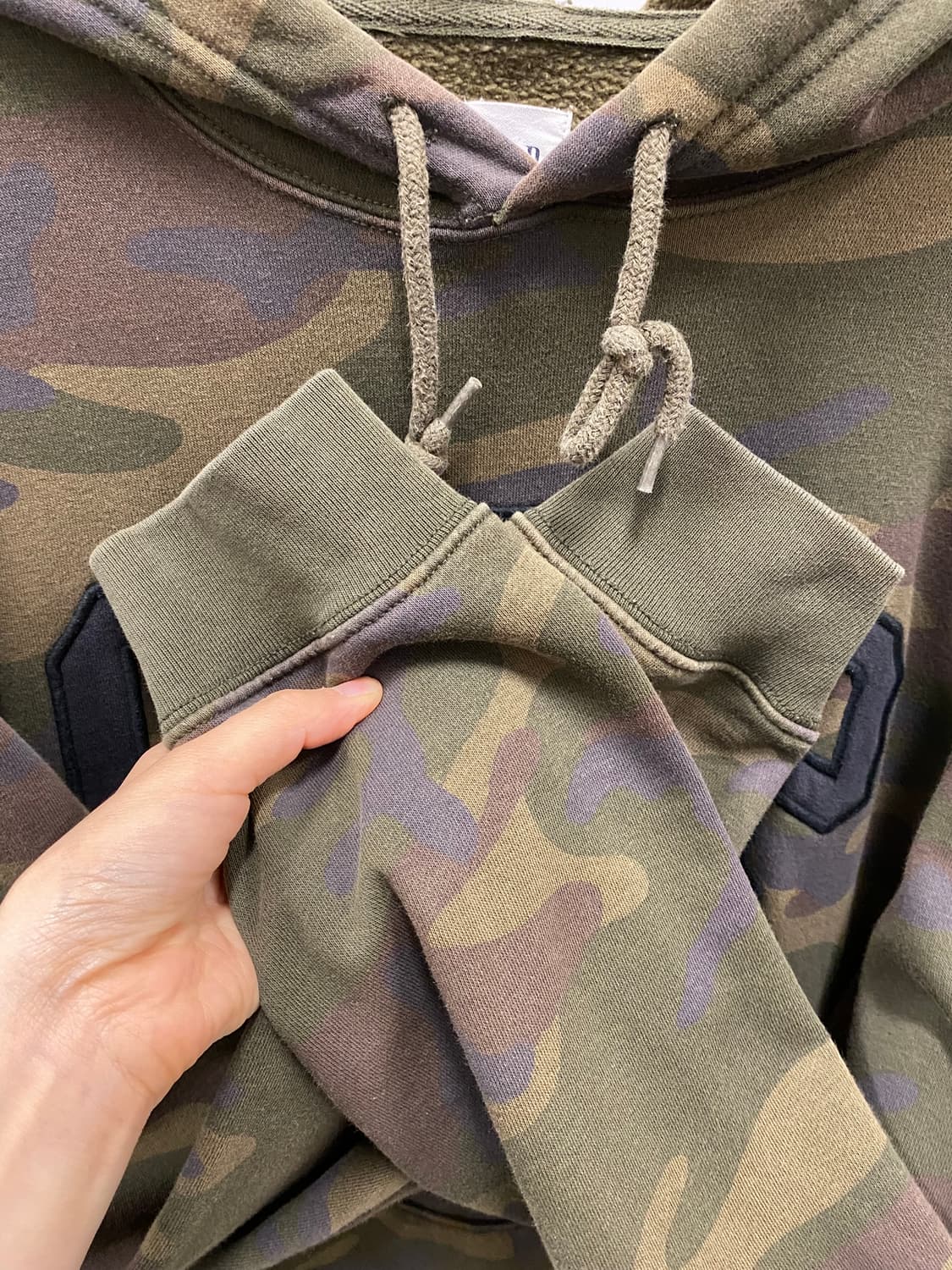 갭 카모 후드티(안감기모) 상품이미지4