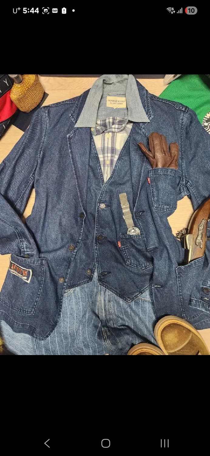 (새상품)LEVIS 데님 자켓 청 청자켓 리바이스 상품이미지5