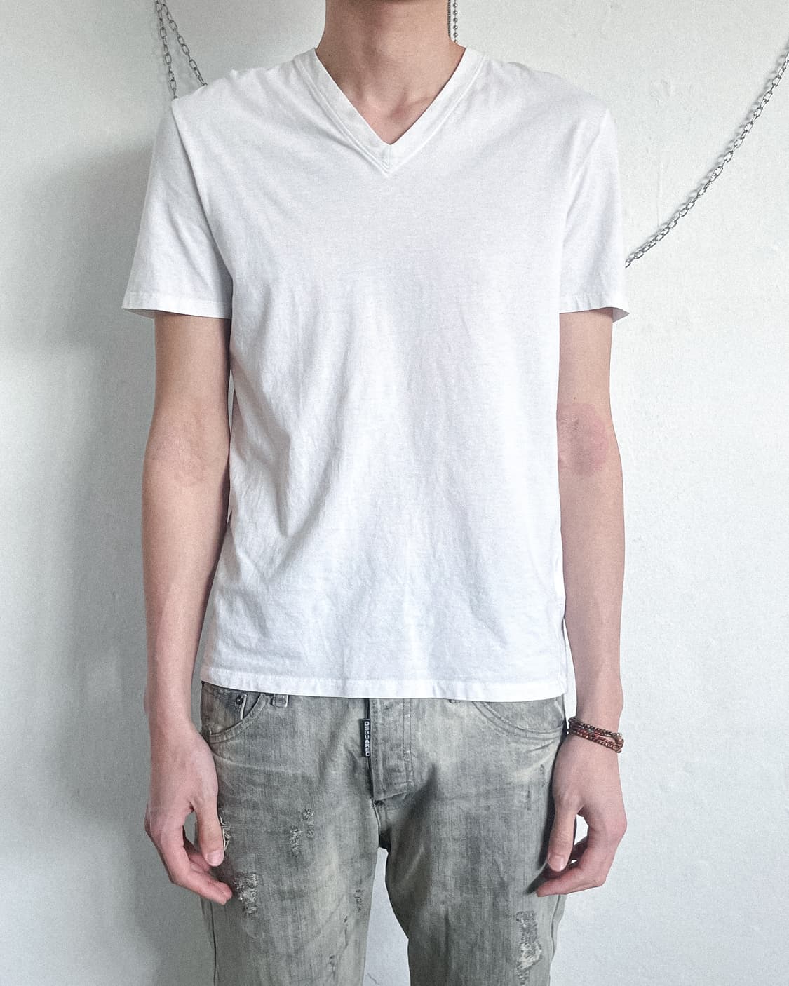 마틴 마르지엘라 10 SS12 업사이드 다운 티셔츠 상품이미지4