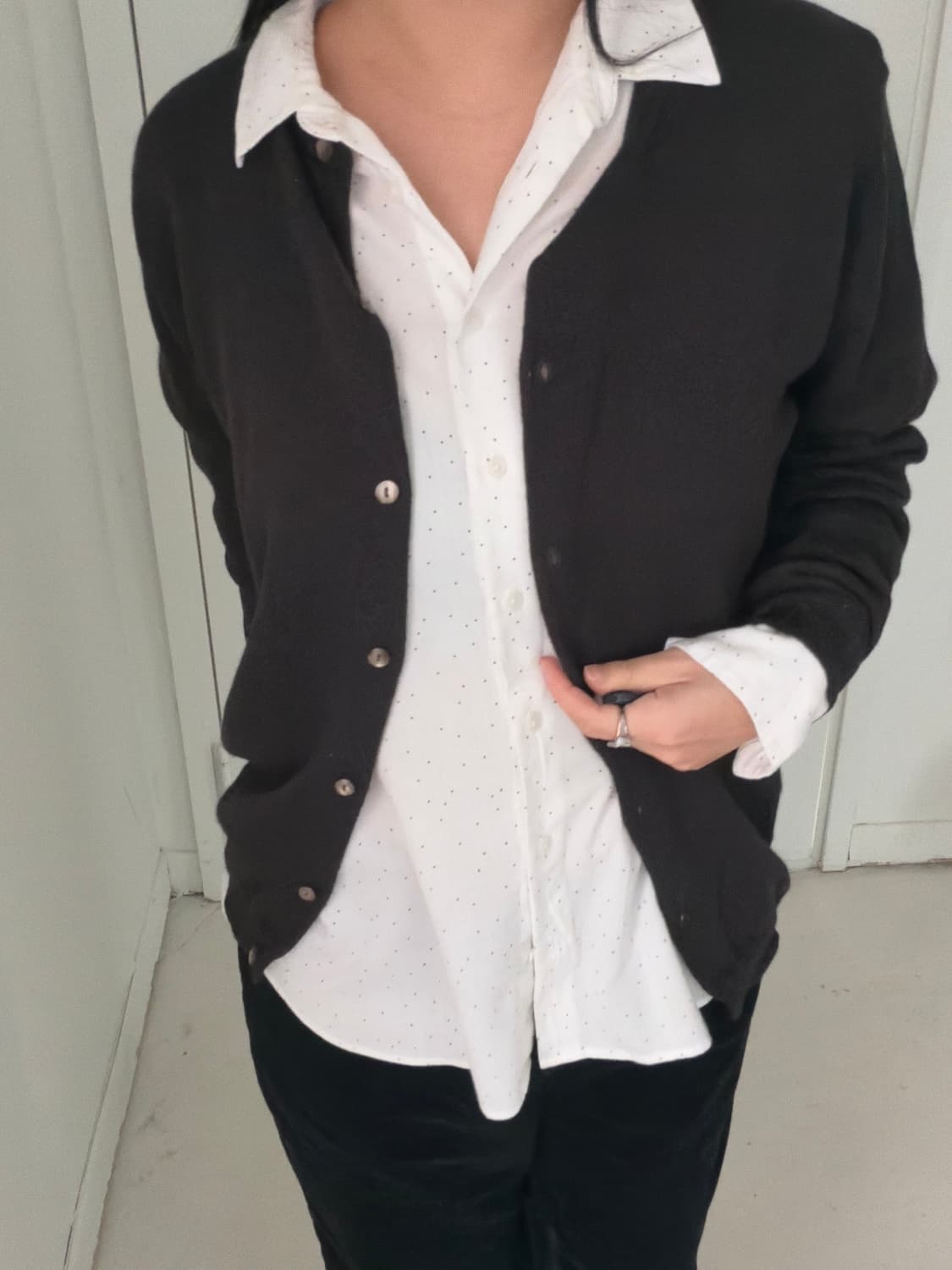 일본빈티지 잔도트 실크 셔츠 블라우스 상품이미지4