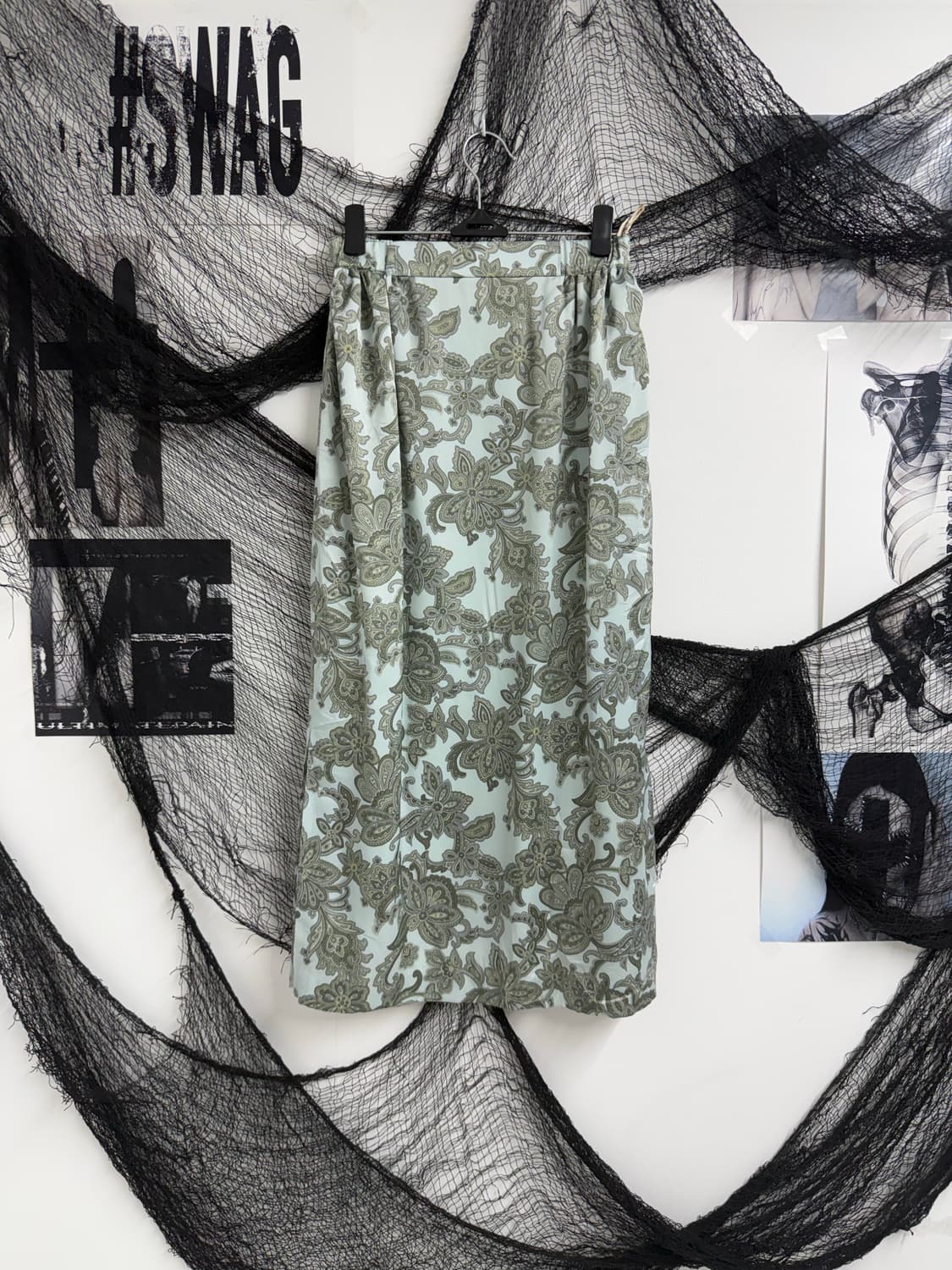 Oriental mood paisely long skirt 상품이미지3