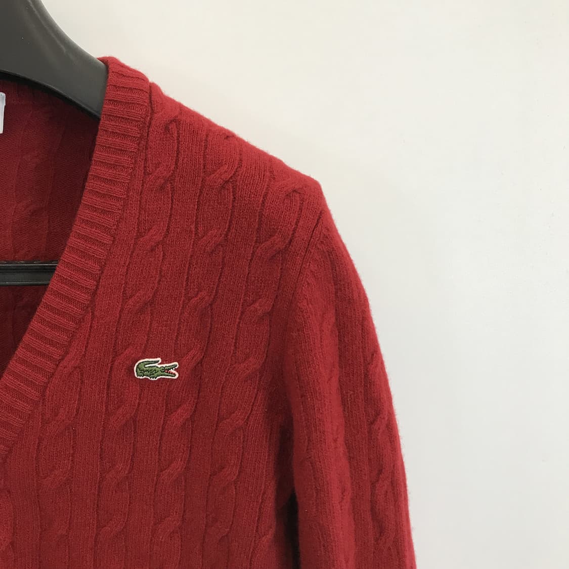라코스테 케이블 울 니트가디건 [여성95] 상품이미지2