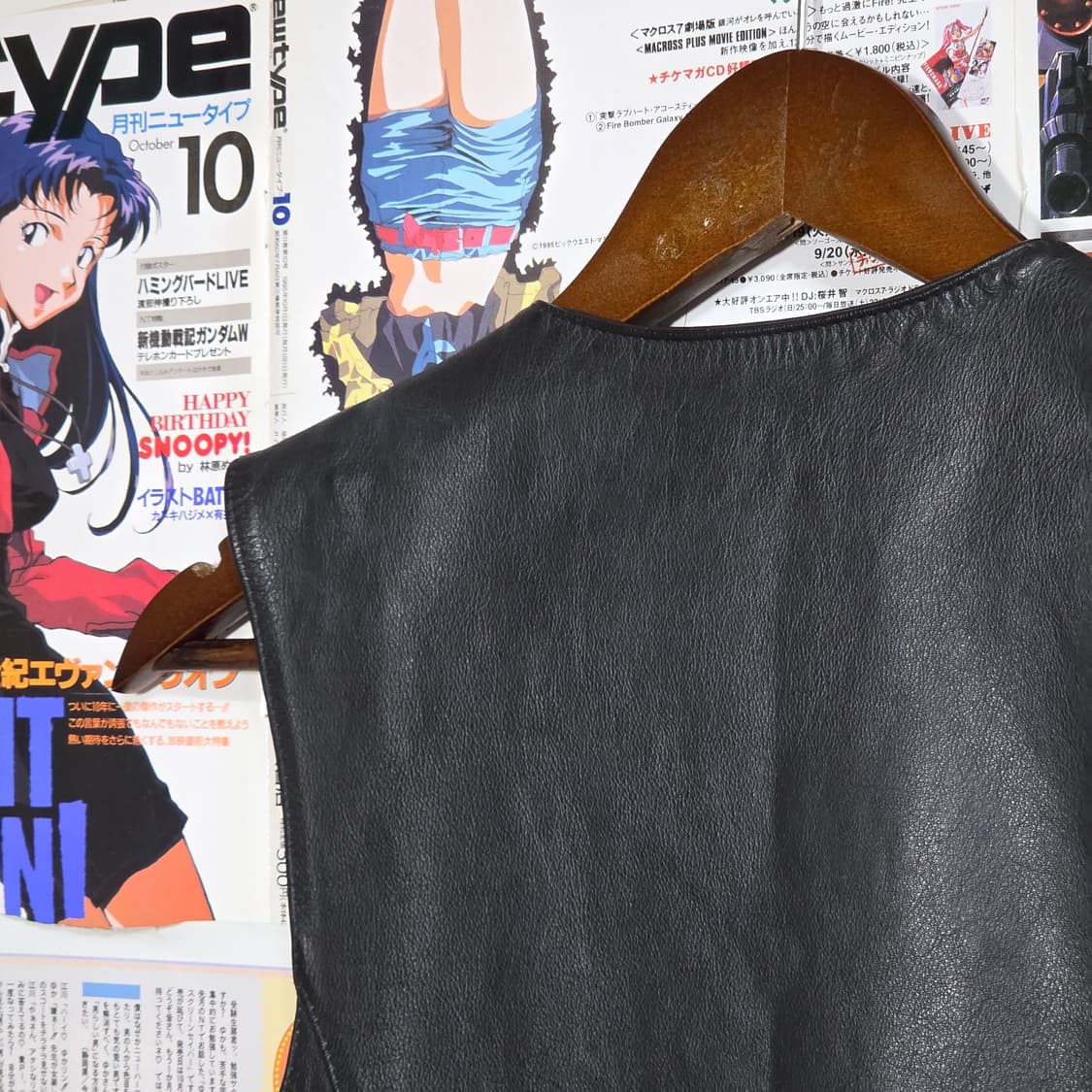 빈티지 소가죽 신치백 블랙 베스트 상품이미지5