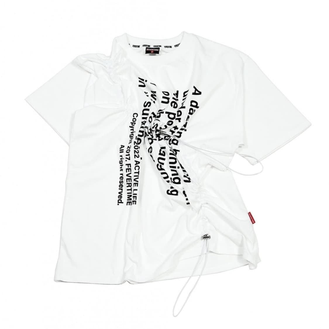 피버타임 호리즌 레터링 스트링 티셔츠 상품이미지3