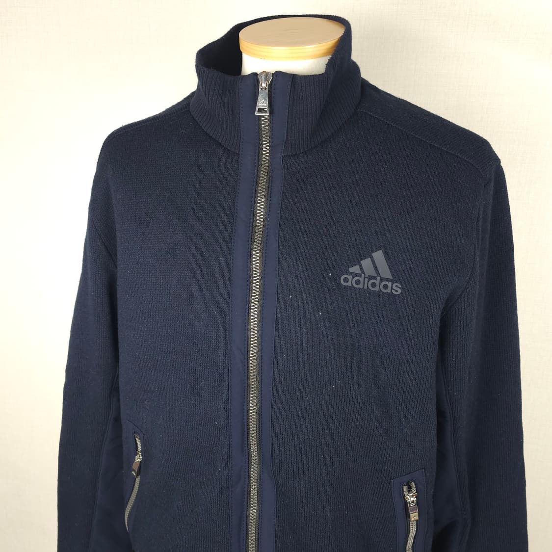 아디다스 방풍 니트집업 남자100사이즈  상품이미지2