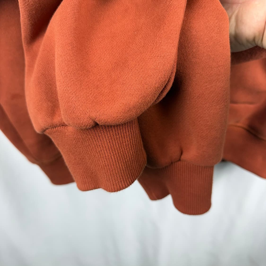 (L) 퍼스텝 해치 록 크롭 후드집업 선셋오렌지 상품이미지4