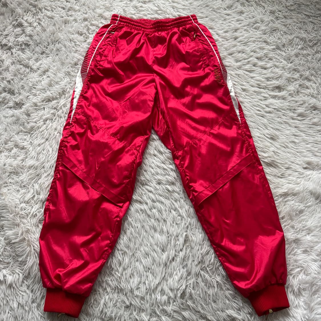 ADIDAS 일본빈티지 나일론 와이드 팬츠 아디다스 나일론팬츠 L 상품이미지2