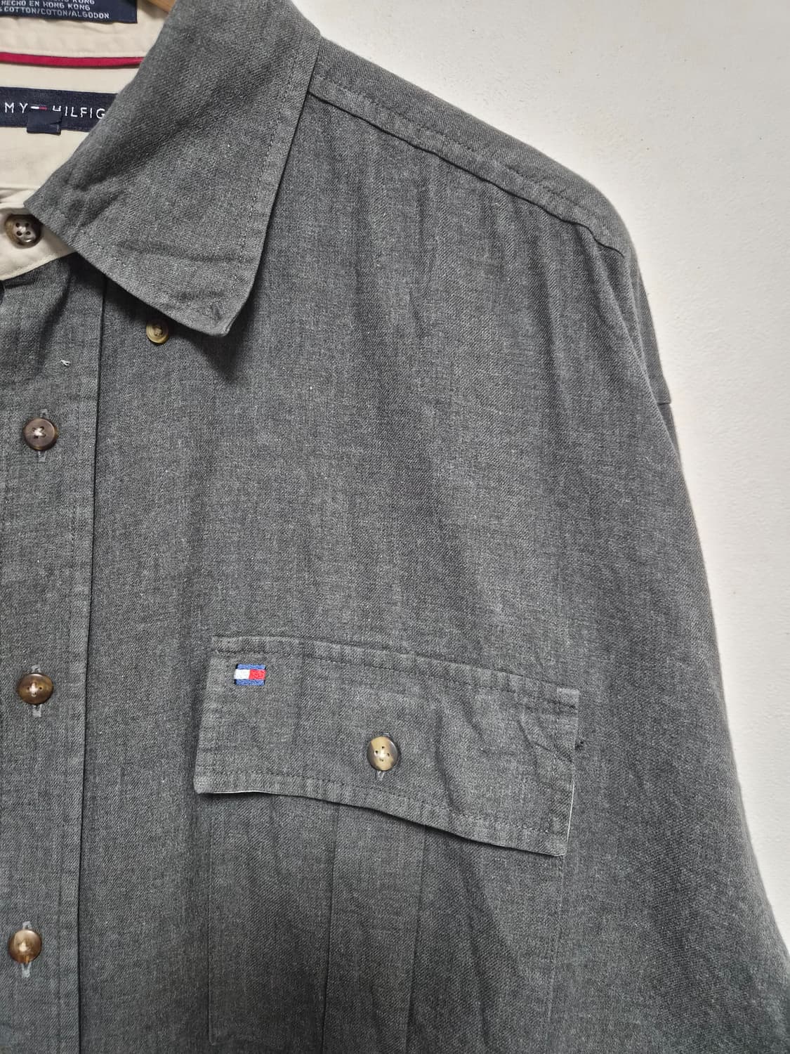 타미힐피거Tommy 투포켓 셔츠 XL사이즈 - S313 상품이미지3