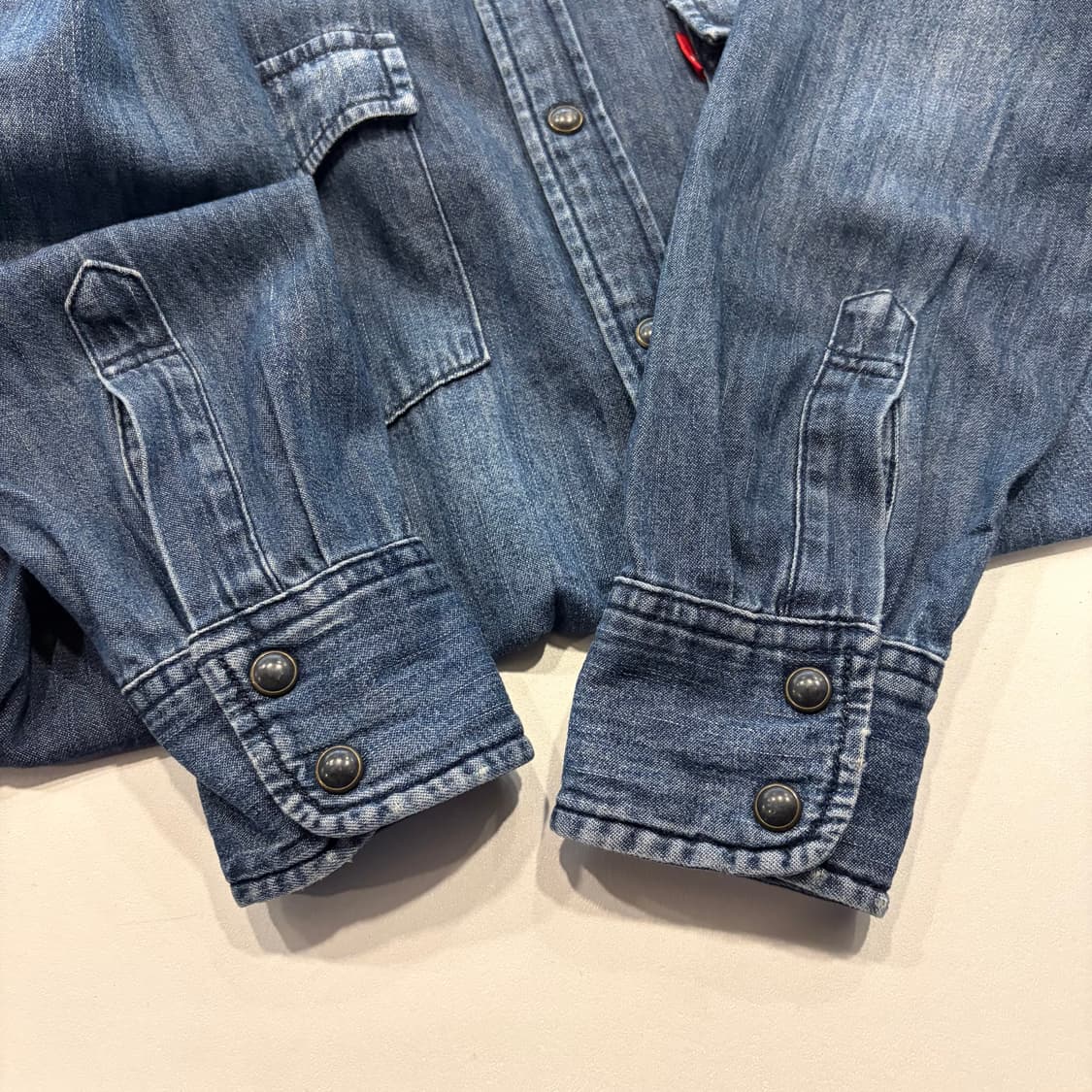 [S] 리바이스 모던핏 데님 웨스턴 셔츠 청남방 D816 상품이미지6