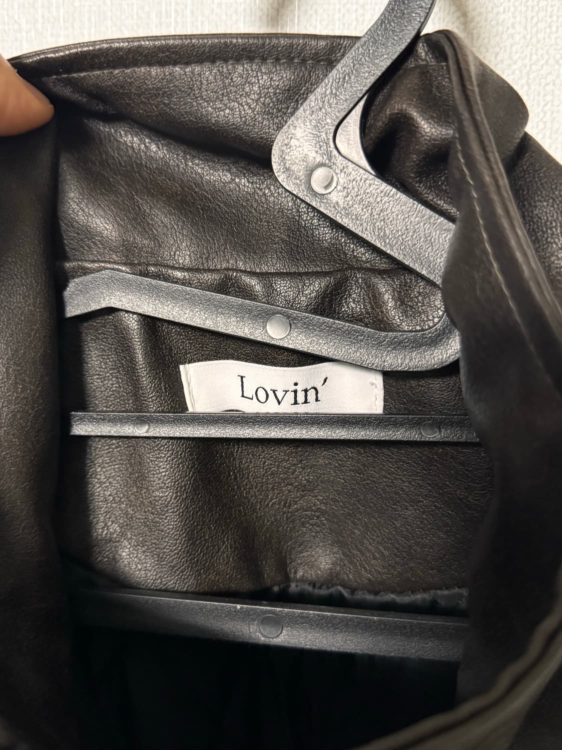 로빈 투웨이 다크브라운 레더 봄버 자켓 상품이미지4