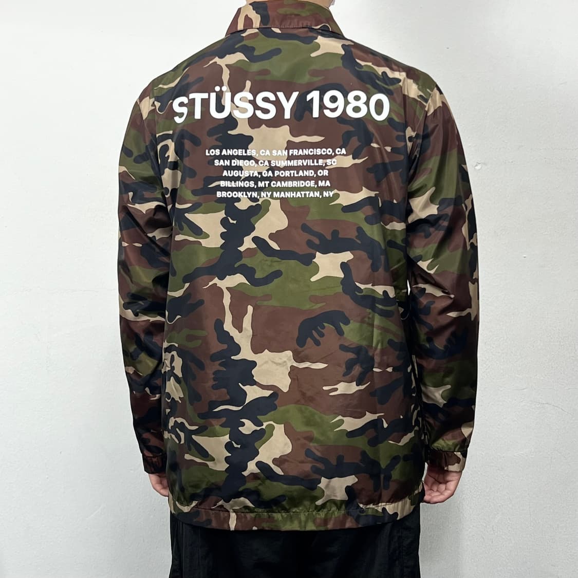 스투시 카모플라주 1980 월드와이드 코치자켓 상품이미지4