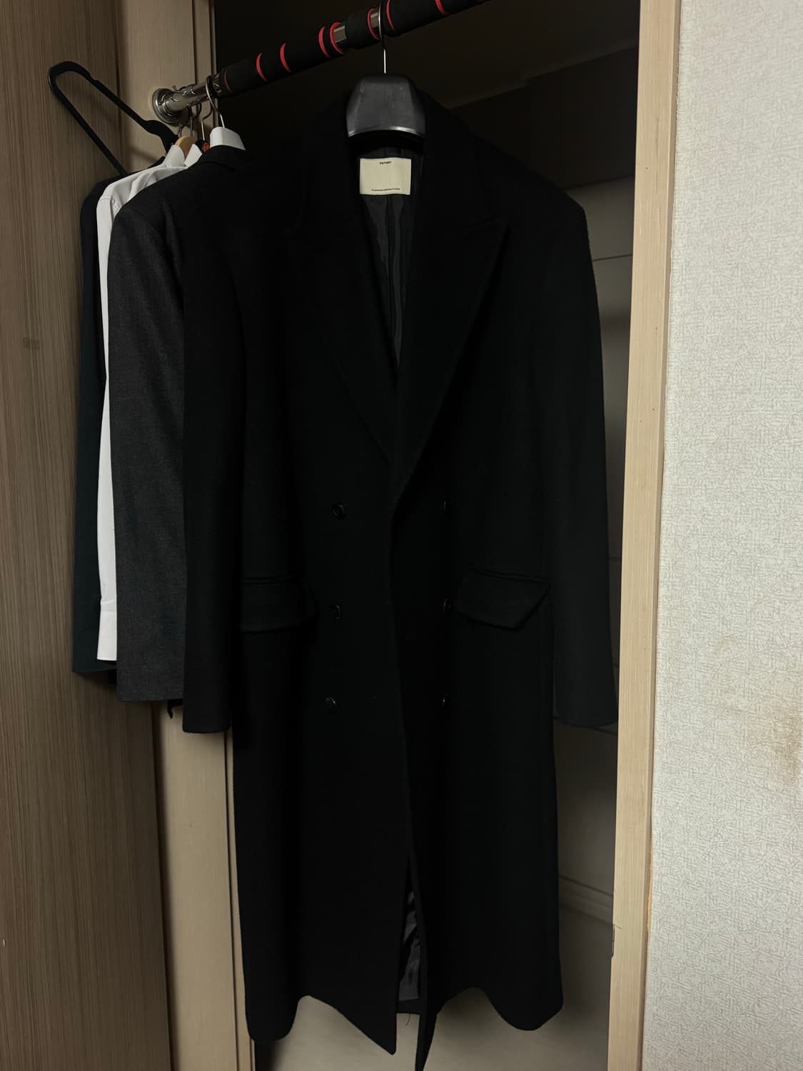 포터리 멜톤 울 코트 상품이미지1