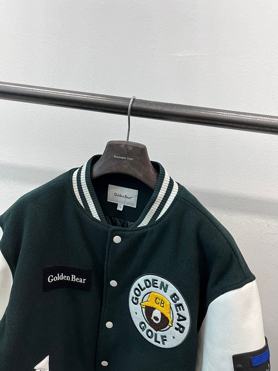 95) 골든베어 패치 바시티자켓  상품이미지4