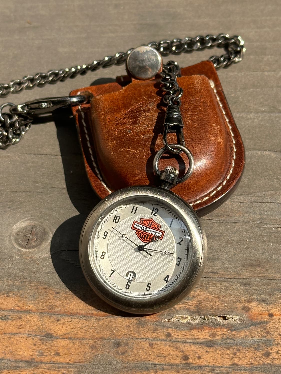 Harley-Davidson 빈티지 포켓워치 키링 체인💥⏱️⛓️ 상품이미지1
