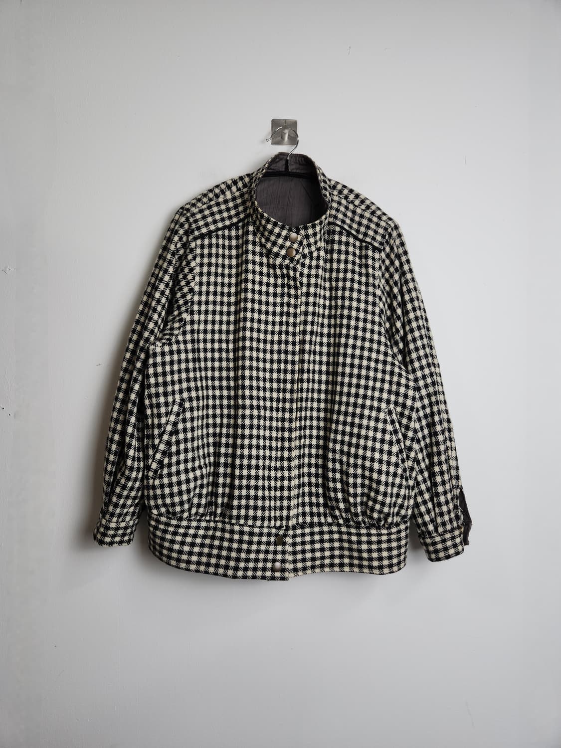 깅엄 체크 점퍼 자켓 상품이미지7