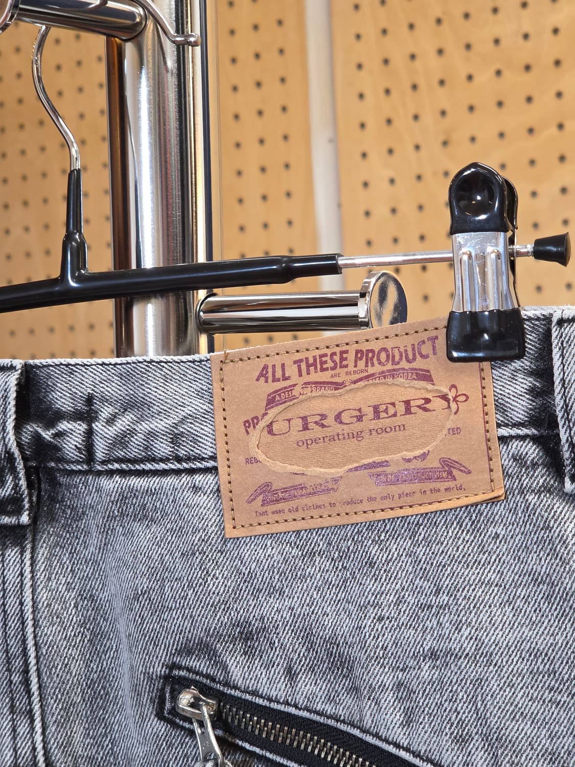 써저리 프로세스 그레이 카고 데님 팬츠 상품이미지7