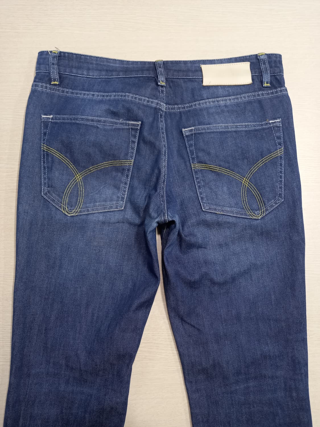 30 Calvin Klein 약골반 워싱 스판 슬림일자진 30-157 상품이미지4