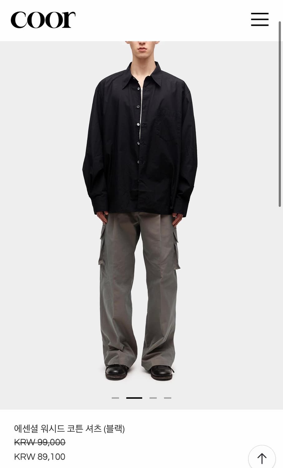 쿠어 코튼 셔츠  상품이미지5