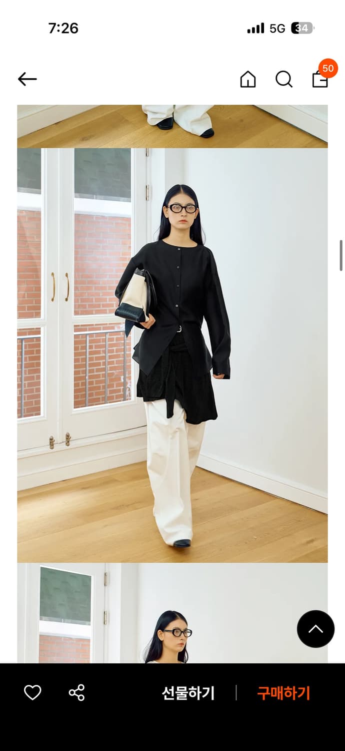 위메농 Clair 레이어드 타이 스커트 블랙(새제품) 상품이미지2