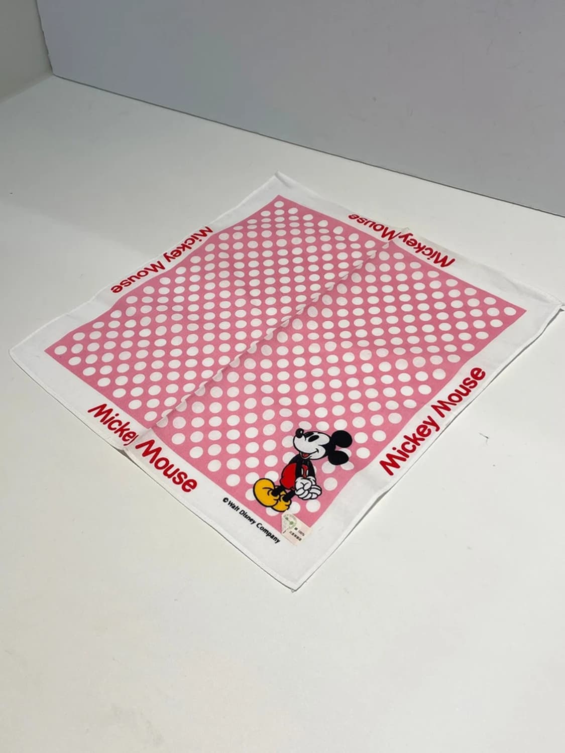 디즈니 미키마우스 00's 재팬 쁘띠 반다나 손수건 A1360 상품이미지1