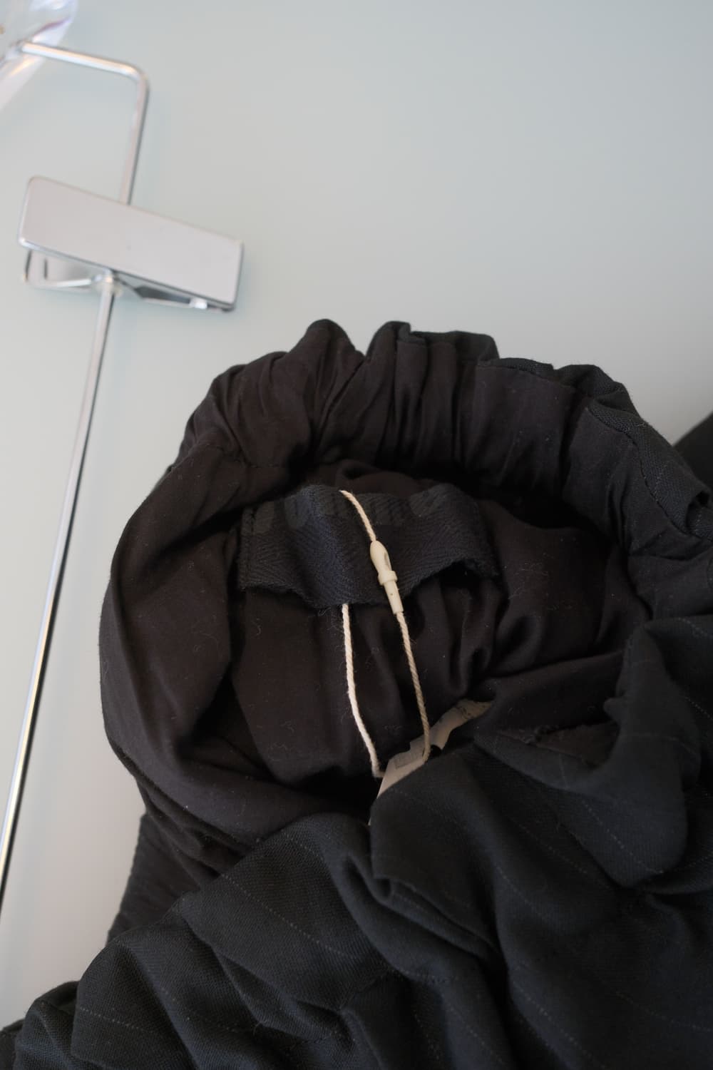 Tuck detail stripe balloon layered skirt 상품이미지10